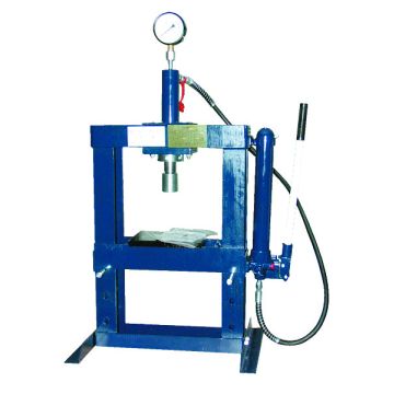 HYDRAULISCHE PRESSE WERKBANK 10T 2 HALTER