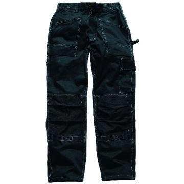 BROEK GDT290 OLIJF/ZWART 52 100% KATOEN
