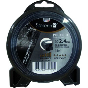 NYLONDRAAD PLATINIUM 2,4MM 15M HASPEL
