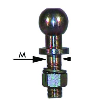 Trekhaakkogel 19mm x 54mm