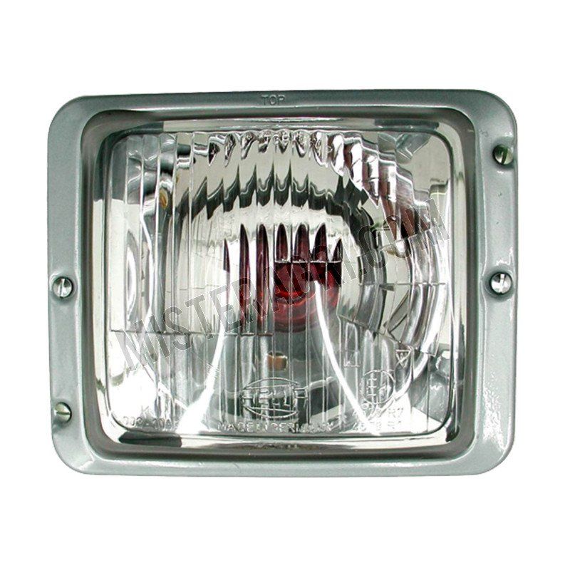 Koplamp - uitvoering met aluminium grille