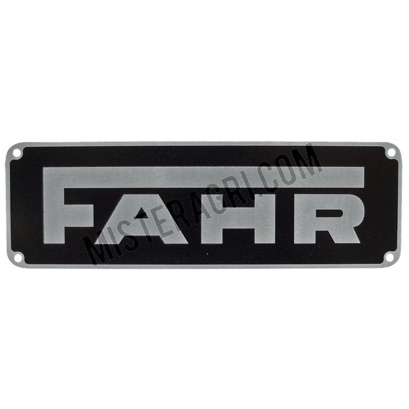 Embleem - 235 x 75 mm, gatafstand: 220 x 62 mm