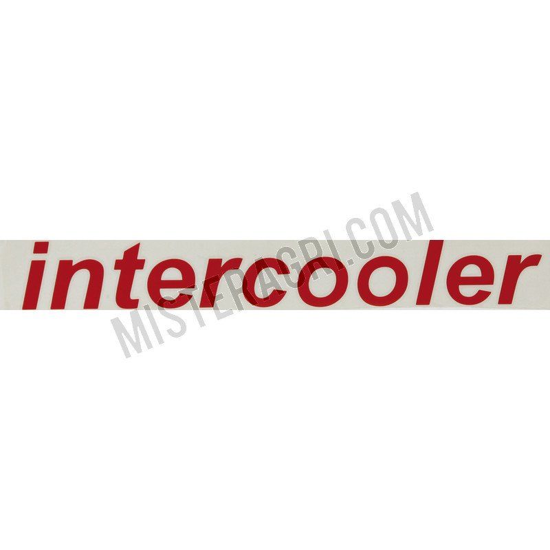 Embleem - intercooler