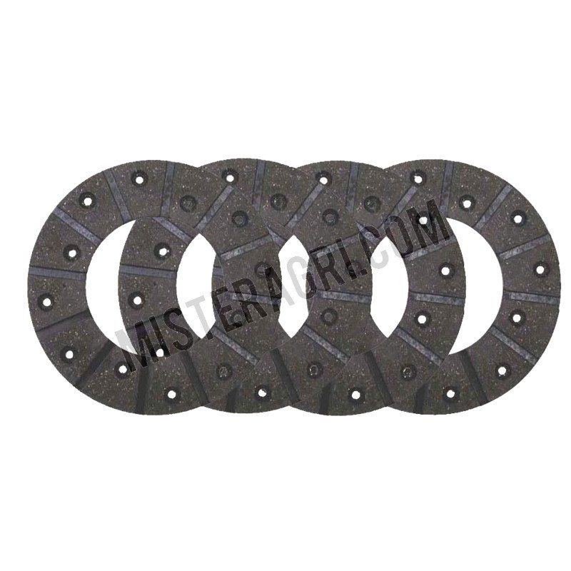 Remvoering - voor voetrem, Ø: 165 mm, 4 stuks, met klinknagels
