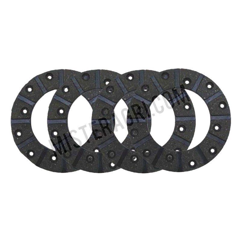 Remvoering - voor voetrem, Ø: 142 mm, 4 stuks, met klinknagels