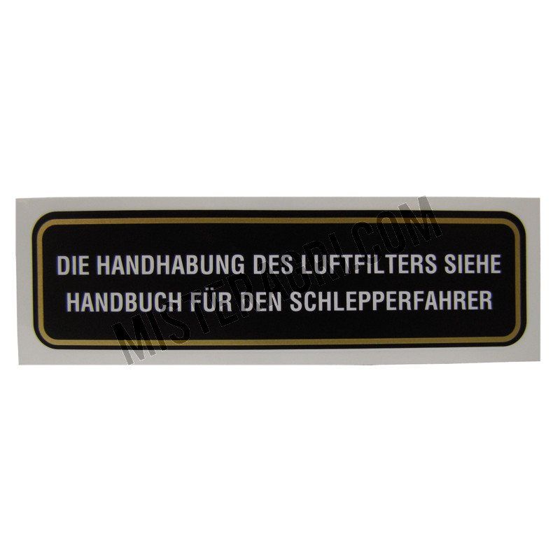 Embleem - luchtfilter