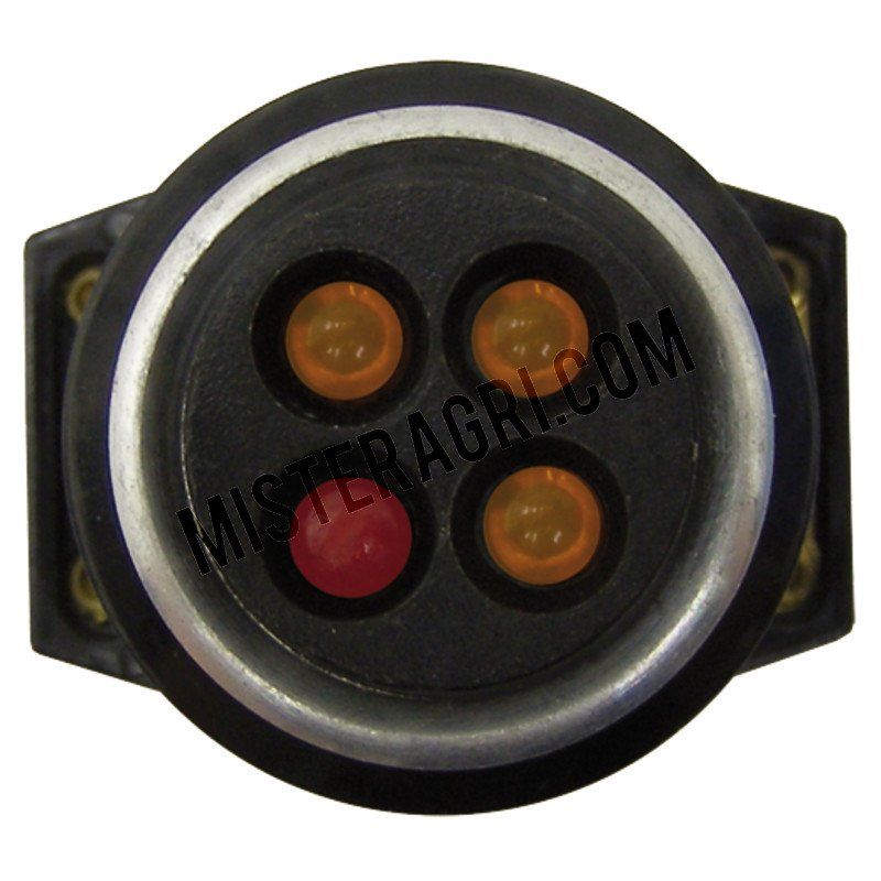 Controlelampje - 1 x rood, 3 x oranje