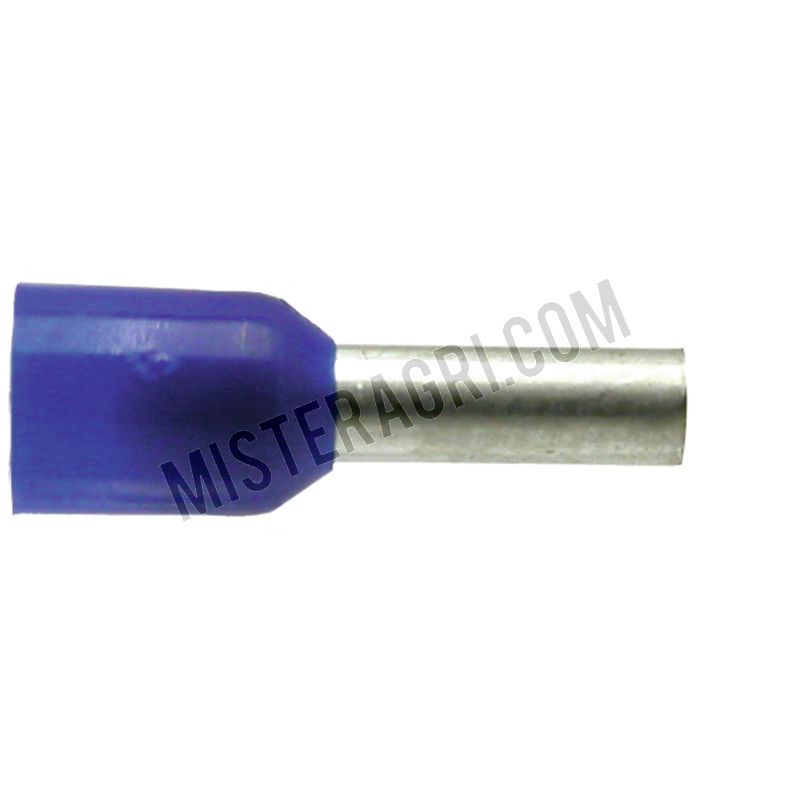Kabeleindhulzen - blauw, voor kabels 2,5 mm²