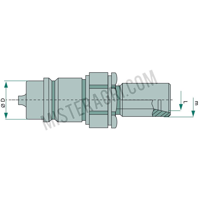 KS-S 12L (M18x1,5) DN12-BG3