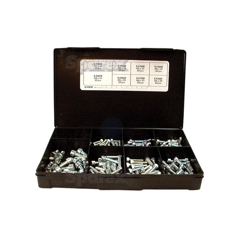 RVS inbusbout M4 x 10 mm DIN-912, 100 stuks